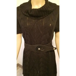 No Boundaries Short Sleeve Sweater (Black)